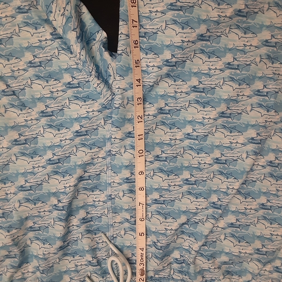 Men's Blue Shark Swim Shorts - Picture 4 of 8